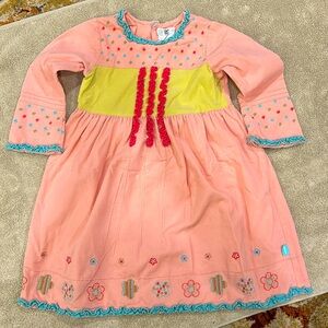 Deux Par Deux corduroy dress. Worn once, excellent condition.